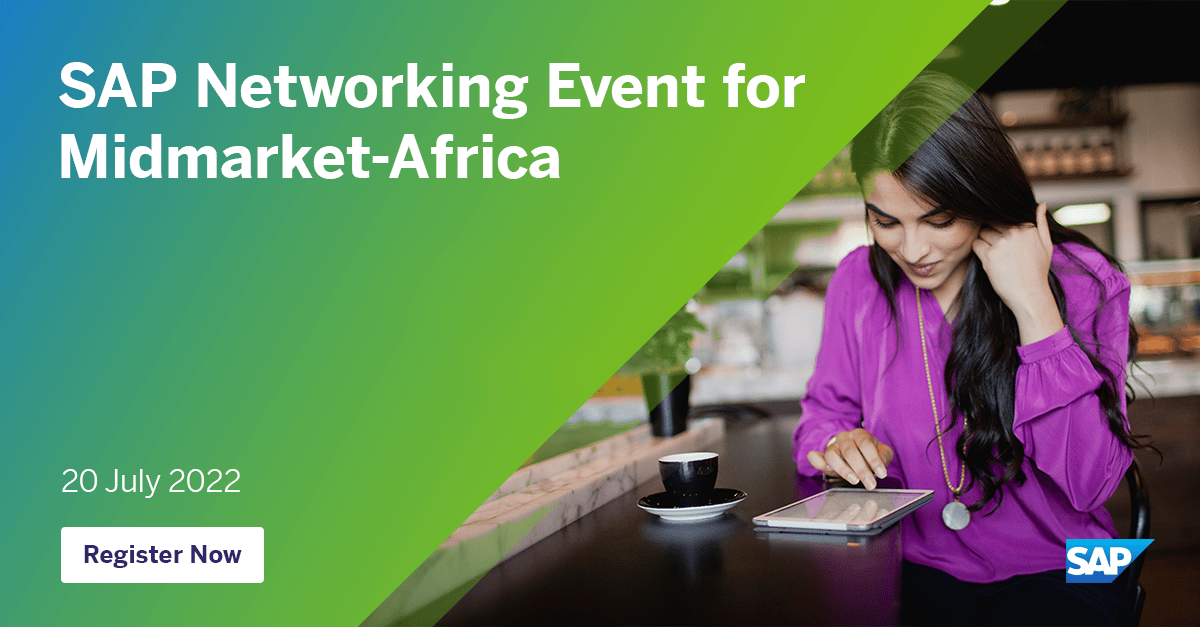 Join us at the SAP Networking Event for Midmarket Africa on 20 July!