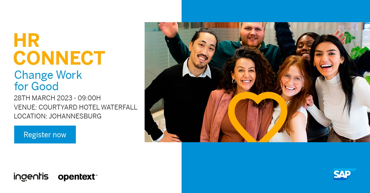 SAP HR Connect 2023: Change Work For Good