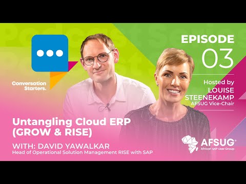 Conversation Starters. | Untangling Cloud ERP (Grow & Rise)