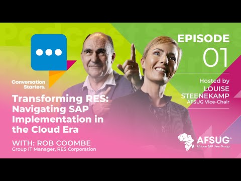 Conversation Starters. | Transforming RES: Navigating SAP Implementation in the Cloud Era