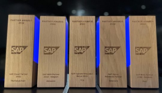 SAP reikt SAP Partner Awards Belgium & Luxembourg 2022 uit