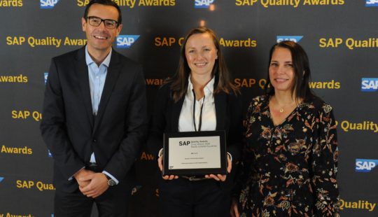 NKT vinder sølv i SAP Nordic Quality Awards 2019