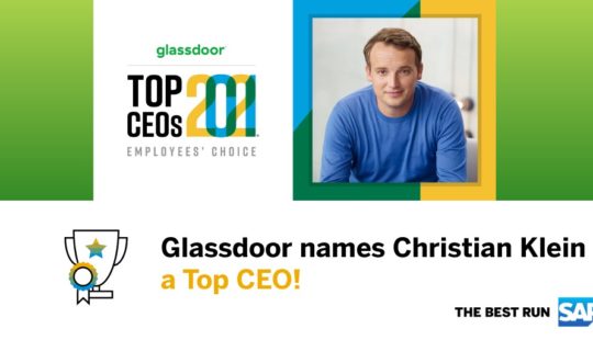 Glassdoor désigne Christian Klein comme Top CEO 2021