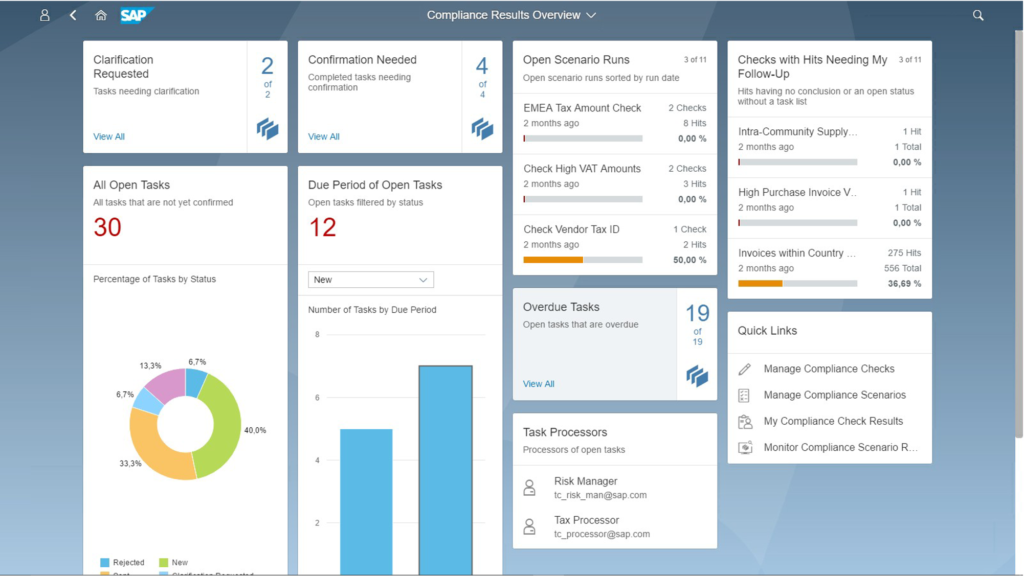 SAP Tax Compliance intègre des mécanismes d’apprentissage automatique