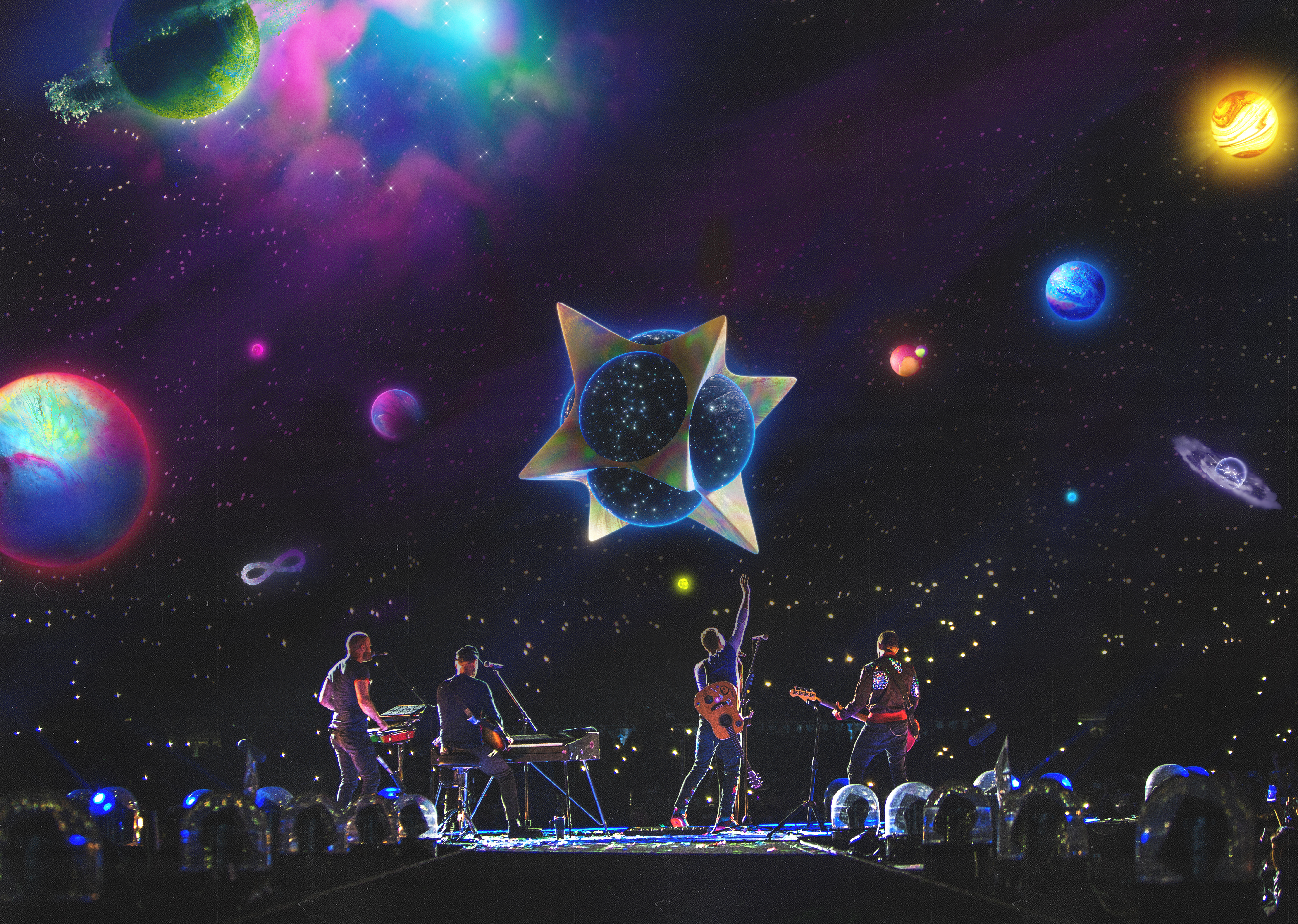 Quand la technologie donne le LA à la tournée eco-friendly de Coldplay
