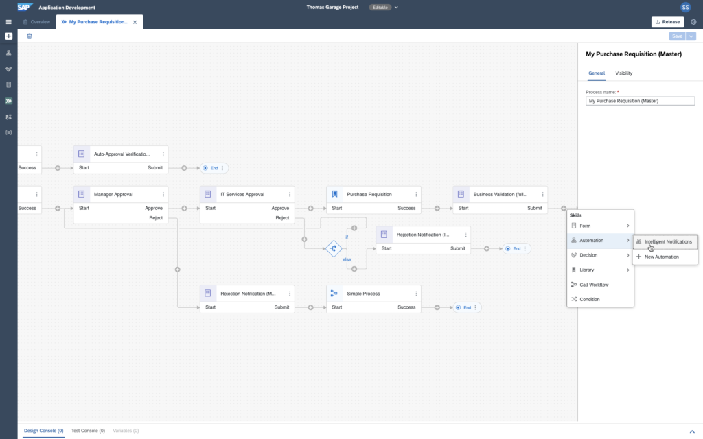 Robotic Process Automation: Entwicklung mit intuitiven Drag-and-Drop-Funktionen