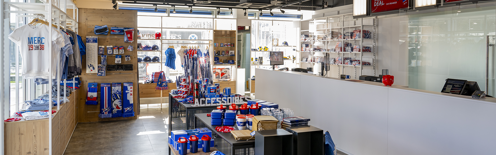 Der Fanshop der Adler Mannheim nutzt SAP Customer Checkout