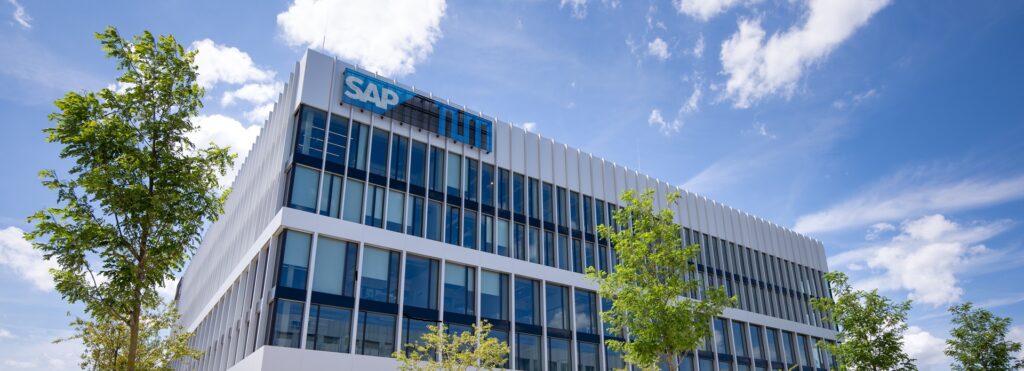 Das neue SAP Gebäude in München.
