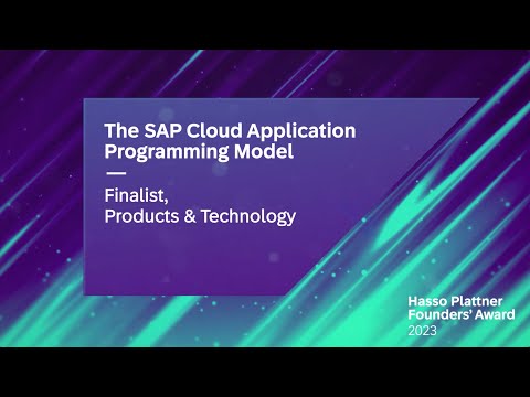 CAP - The SAP Cloud Application Programming Model