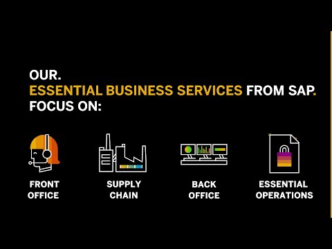 Essential Business Services from SAP