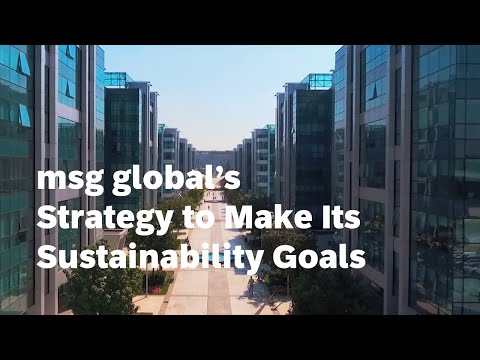 msg global’s High-Tech Strategy to Make Its Sustainability Goals