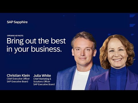 SAP Sapphire Opening Keynote: Bring Out the Best in Your Business | 2024
