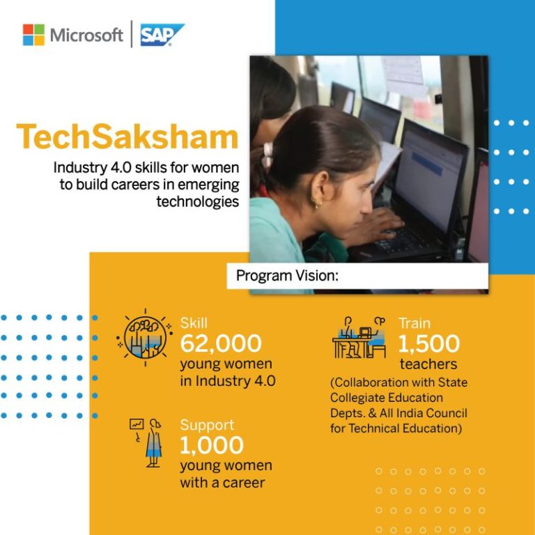 sap-announces-the-partnership-with-microsoft-for-programme-tech-saksham