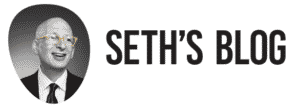 세스 고딘(Seth Godin)의 블로그 로고