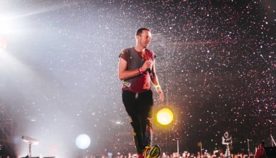 Gira mundial de Coldplay más sostenible con SAP