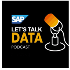 SAP Let's talk data podcast logo