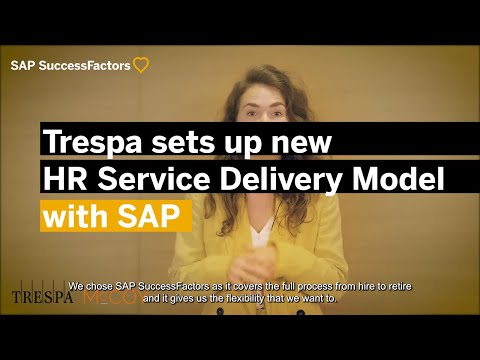 Trespa sets up new HR Service Delivery Model with SAP SuccessFactors