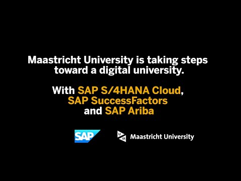 University of Maastricht implements 'SAP in the cloud'