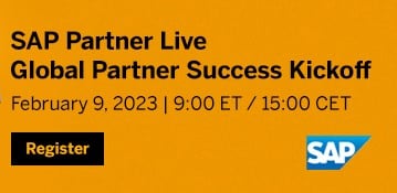 SAP Partner Live Global Partner Success Kickoff