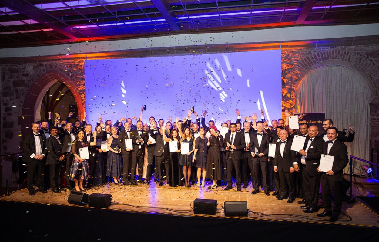 Winners of the 2018 regional SAP Quality Awards