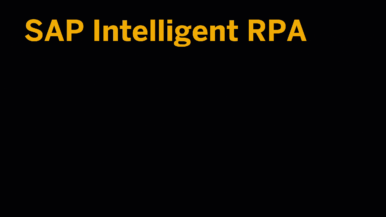 SAP Intelligent RPA: 1 million automations