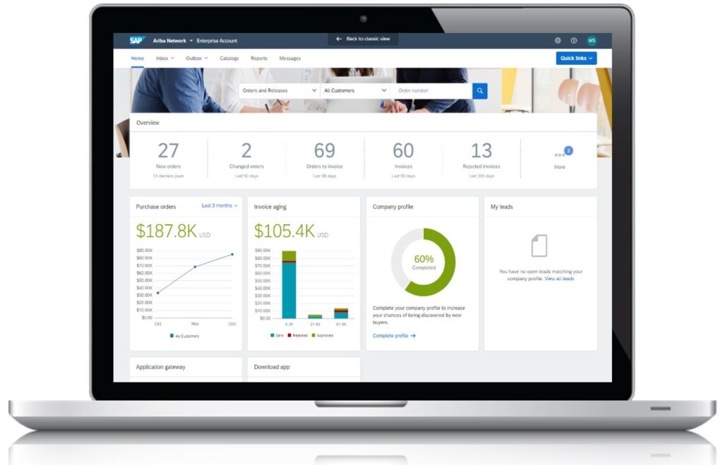 Screenshot: SAP Business Network for Procurement