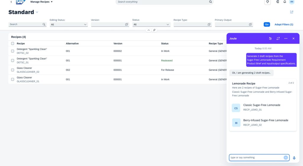 sap integrated business planning for inventory