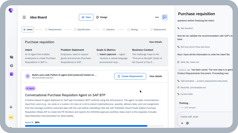 Product screenshot: Joule Studio using Domain Models
