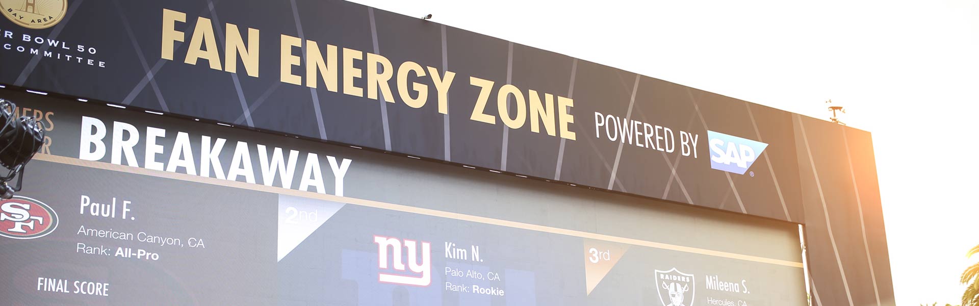 Designing an Engaging Fan Experience at Super Bowl 50