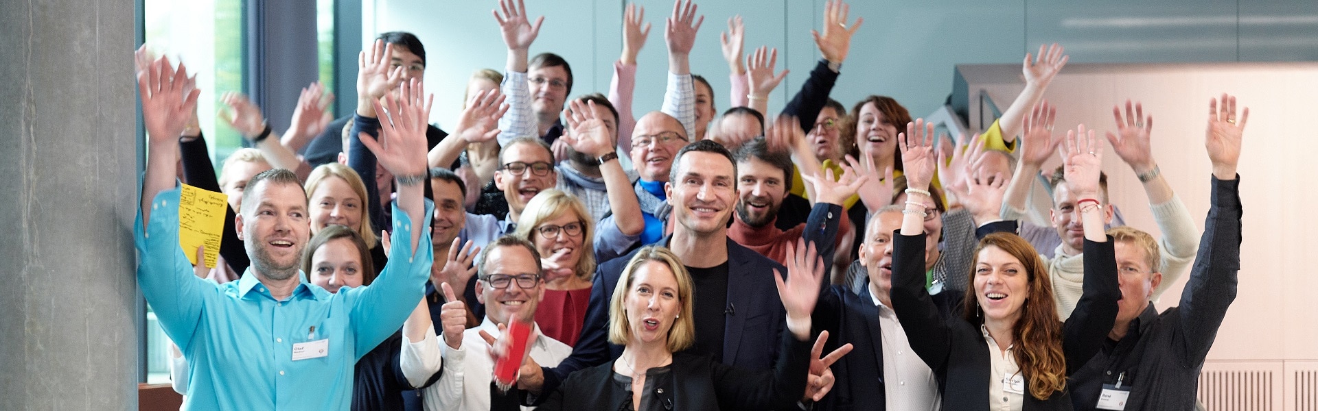 Group shot of Klitschko Ventures and SAP curriculum participants
