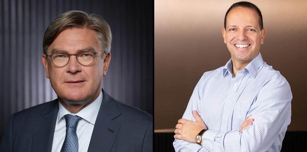 SAP DBS Executives Michael Kleinemeier, Tom Janoshalmi
