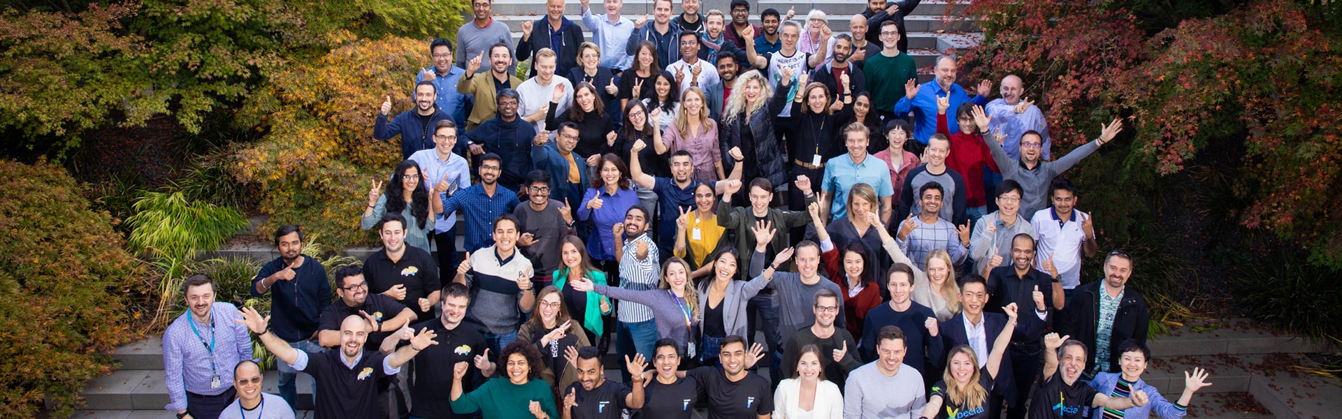 Group shot of funded internal SAP startups