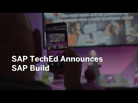 SAP Build Launched at SAP TechEd in 2022