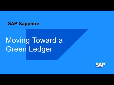 Moving Toward a Green Ledger | SAP Sapphire 2023