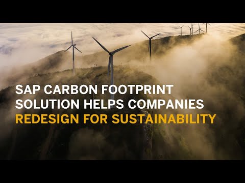 SAP Carbon Footprint Solution Helps Companies Redesign for Sustainability