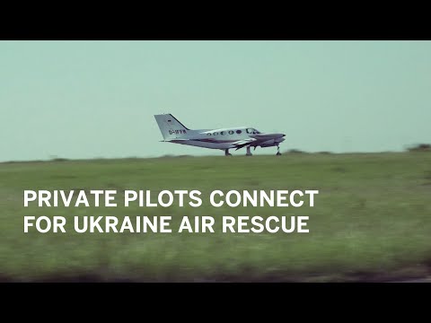 Ukraine Air Rescue Delivers Medical Supplies to Hospitals and Flies Refugees to Safe Countries