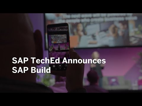 SAP Build Announced at SAP TechEd 2022