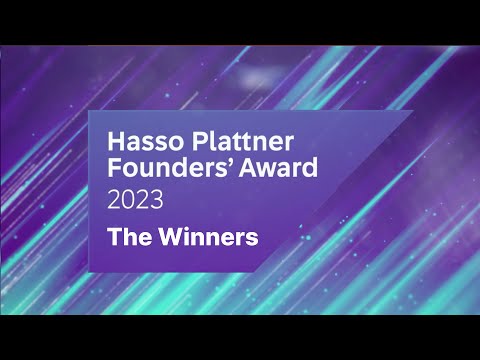 Meet the 2023 Hasso Plattner Founders' Award Winners