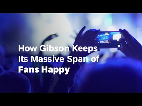 How Gibson Keeps Its “Massive Span” of Fans Happy