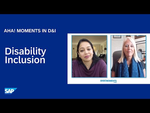 Disability Inclusion: AHA! Moments in D&I